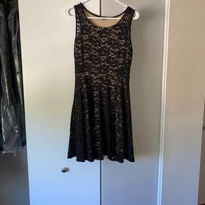 Black lace dress